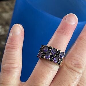 Elegant Purple Gemstone Ring